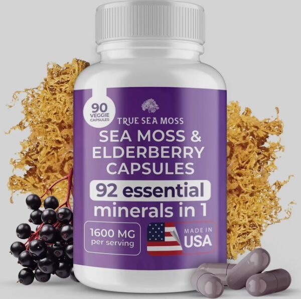 Elderberry Natural Sea Moss Capsules